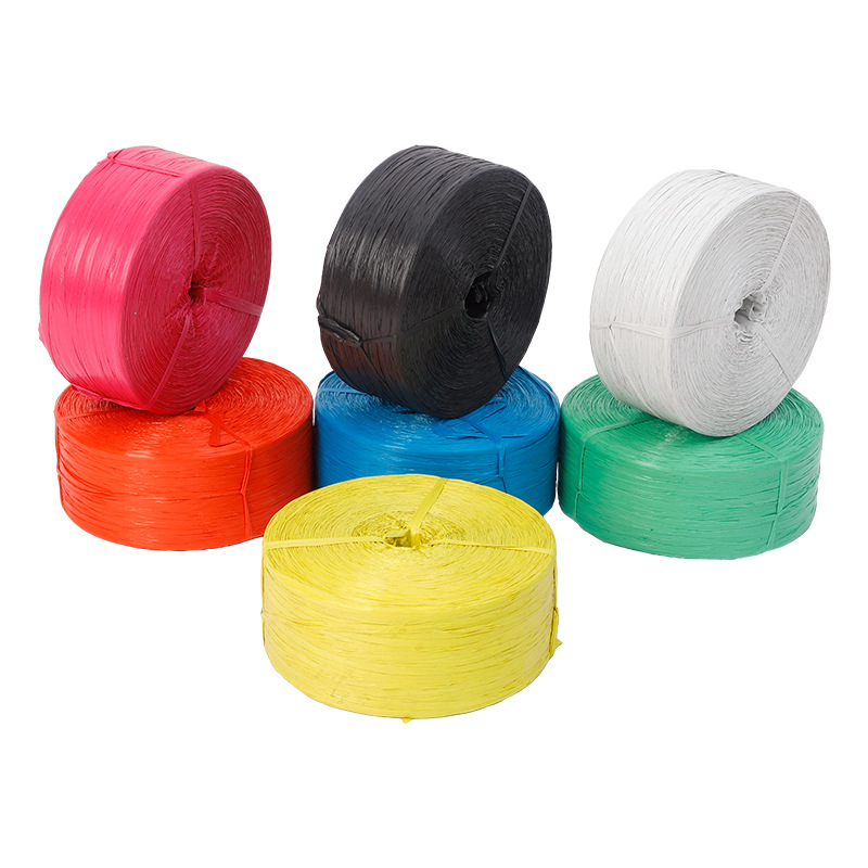 PP手工捆扎绳 打包绳扎口绳封口塑料包装绳 新料彩色捆扎绳批发