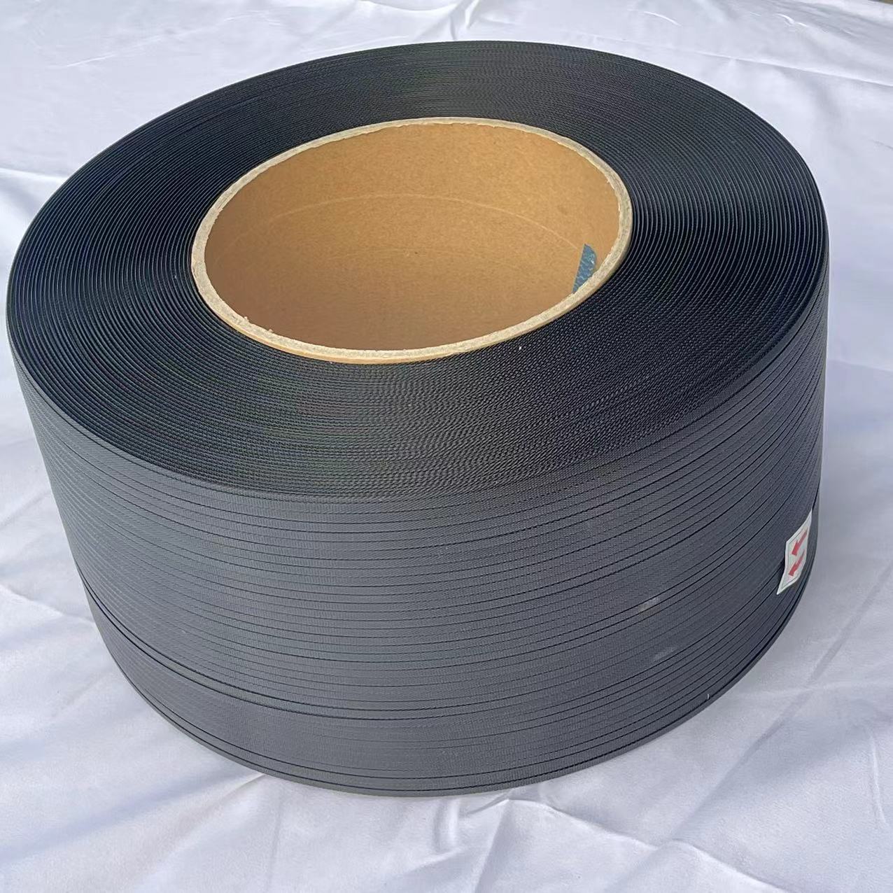 pp全新料5MM黑色全自动半自动热熔机用捆绑包装捆扎固定打包带